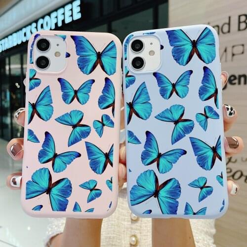 Cut Butterfly Color Case For Huawei Honor 9A 8A 6X X10 V9 Play V10 4T 3 9 10 Lite 8X 8C 8S 7S Phone Coque Soft Back Cover