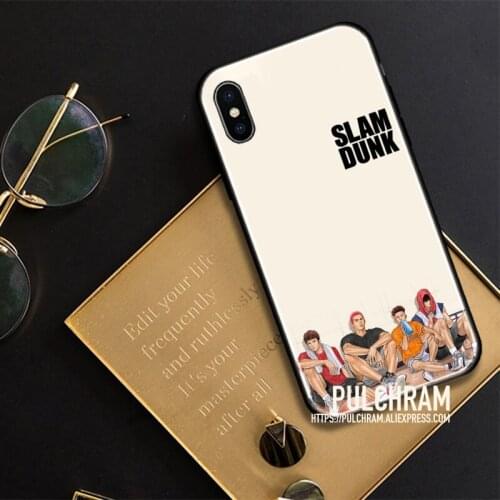 Slam Dunk Anime Art Glass Soft Silicone Phone Case Cover Shell For IPhone SE 6s 7 8 Plus X XR XS 11 12 Mini Pro Max Sumsung