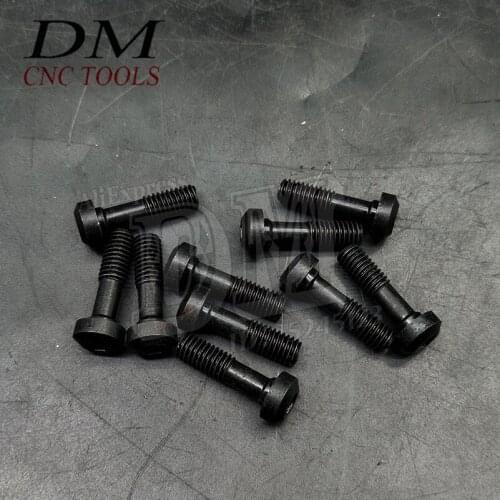10pcs D6*25 Arbor Screw Black Screw External Turning Tool Bar Screw Carbon Steel CNC Lathe Accessories