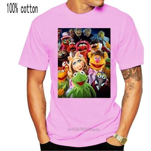 T Shirt Homme The Muppet Show Kermit Piggy Gonzo Serie Tv Vintage Casual Plus Size T Shirts Hip Hop Style Tops Tee S 2Xl 031215