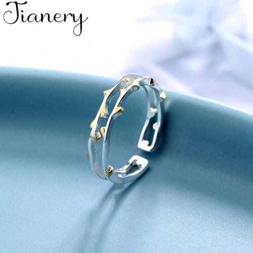 Personality Exaggerated Gothic Branch Leaf Rings For Women Charm Engagement Jewelry Girls Open Finger Knuckle Rings