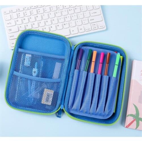 Creative Pencil Case Boys Girls Cartoon Pencil Cases Storage Pen Bag Box Student Childrens Stationery Organizers for Office