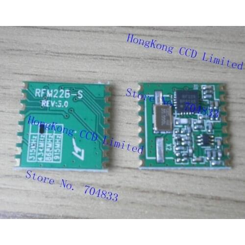 Free shipping 2pcs/lot RFM22B-S2 433Mhz 868Mhz 915Mhz 20dBm radio frequency transceiver module RFM22B 433Mhz