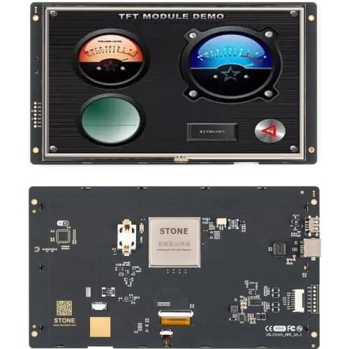 STONE Smart TFT LCD Display Module with RS232 RS485 TTL Interface Support any Microcontroller