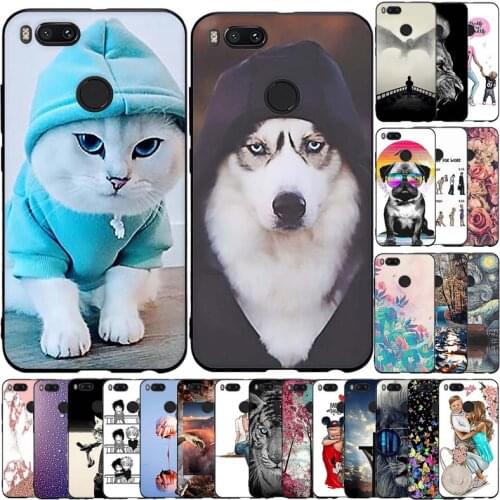 Soft Silicone Case For Xiaomi Mi 5X Case Soft TPU Fundas Phone Case For Xiaomi Mi A1 MiA1 Case Back Cover Shell Phone Bags