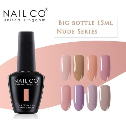 NAILCO New Nude Series UV Gel Nail Polish Lacquer LED Esmalte Set DIY Nail Art Long Lasting Health Makeup Gel Varnish Hybrid