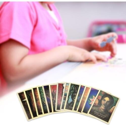 Gaia Oracle 45-Card Deck Tarot English Version Party Board Game Divination Fate K1MB