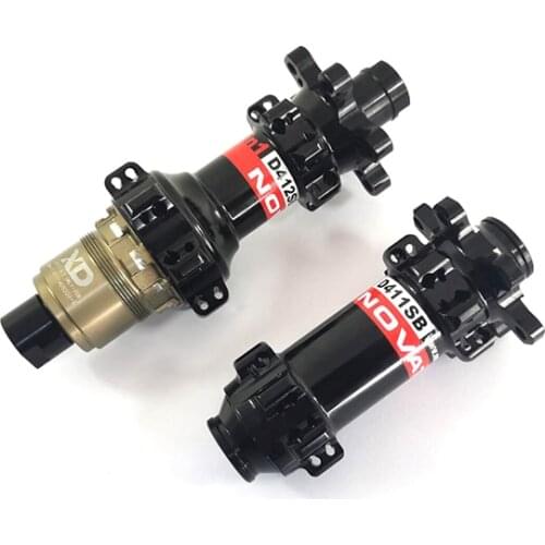 Novatec D411SB D412SB 6-Bolt Disc Hub Straight Pull 24h QR 9mmx100 12x100 15x100 Rear 12x135 12x142 QR 10mmx135 HG XD XDR 12SP