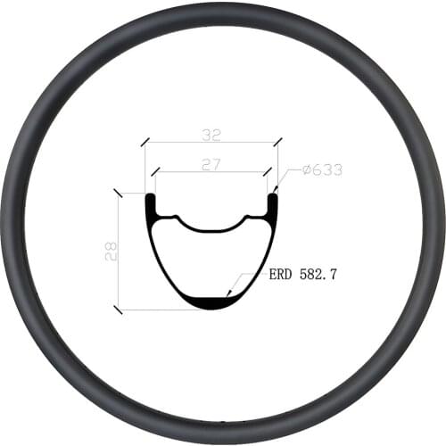 330g 29in carbon rim MTB XC 32mm clincher Carbone Tubeless 28mm deep UD 3k 12k matte glossy 24H 28H 32H mountain bike wheel