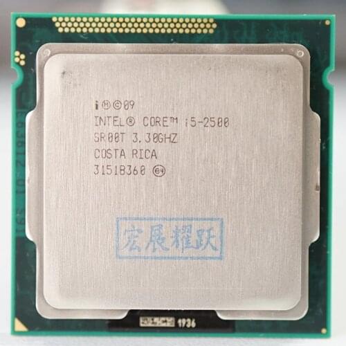 Intel Core i5-2500 i5 2500 Quad-Core CPU LGA 1155 PC Computer Desktop CPU 100% working properly Desktop Processor