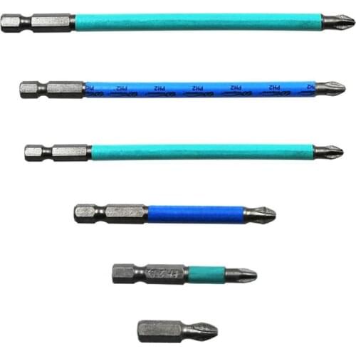 Drop Ship 1Pc Phillips Hex Shank S2 Steel PH2 Anti Slip Electric Screwdriver Bit Magnetic