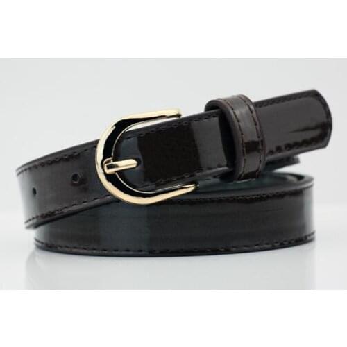 5PIECE 8 colour Mixed wholesale womens PU pearlite BELT Casual business Womans wide 2.3 CM alloy needle buckle