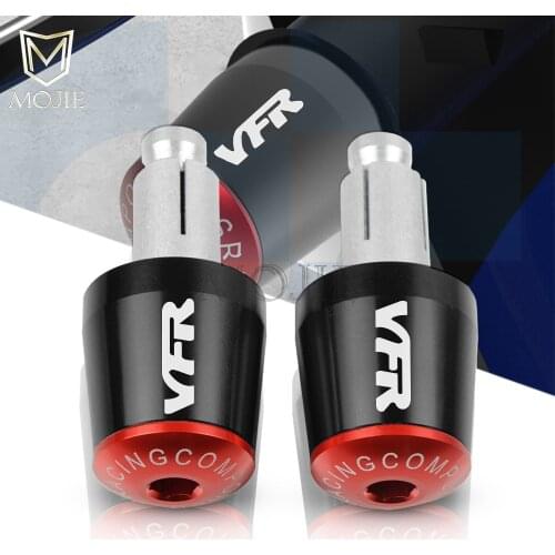 Motorcycle Handlebar Grips End Handle Bar Cap End Plug For HONDA VFR 400 750 800 800F Fi/W1 VTEC 1200F 1200X Crosstourer 1200