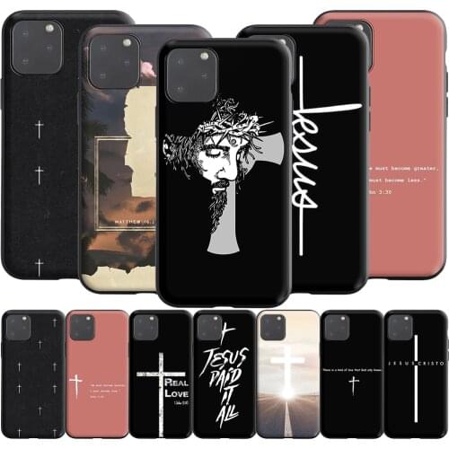 God Jesus Cross Silicone Case for Realme Narzo 30A GT NEO C3 C25 C21 C20 C17 C15 C12 C11 8 7 7i 6 6i Pro