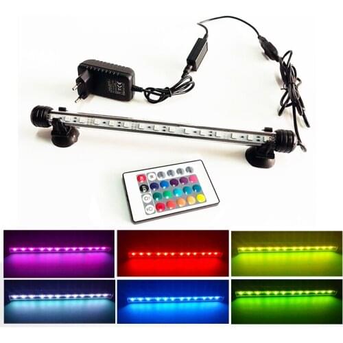 Aquarium LED Bar Light Waterproof Fish Tank Light Underwater Aquario Lamp Aquariums Decor Lighting 110V / 220V EU Power