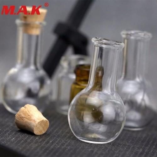 1/6 scale 12" action figure accessory model toys transparent breaking bad tools chemical experiment glass flask collections