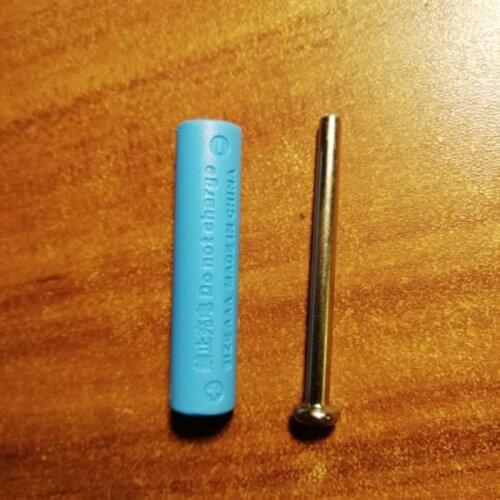 1Pc AAA 10440 Size Dummy Fake Battery Case Shell Placeholder Cylinder Conductor