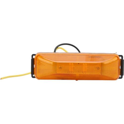 12/24V 4LED Side Marker Lamp Bright Amber Light Truck Light Waterproof Universal for Truck Trailer Lorry Car