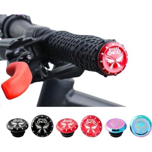 2pcs Bicycle Handlebar Plug Mountain Road Bike Grips Cap Covers Cycling Bike End Lock-On Plugs Bar Grips Caps Covers NEW 2021