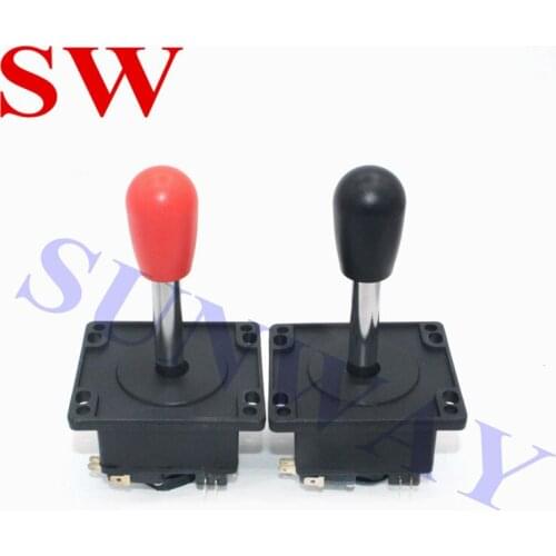 4pcs Spanish style joystick Arcade game machine Red/Black Head 8 way Spanish style joystick 11.5cm long shaft with microswitch