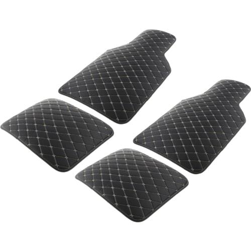 4Pcs/Set Anti-Slip Waterproof PVC Car Floor Mats SUV Carpet for All-Weather