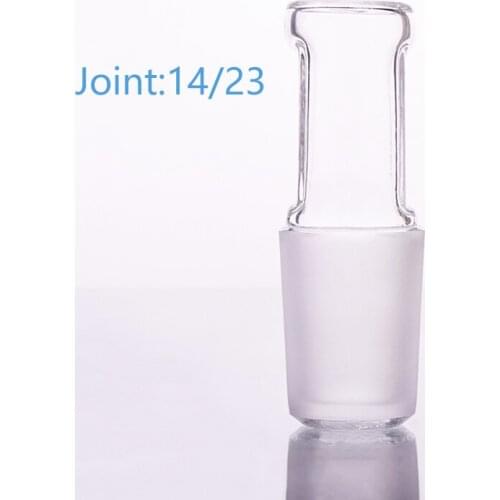 5pcs Glass stopper,Glass hollow plug,Joint 14/23,Grinding flat plug,Hollow plunger
