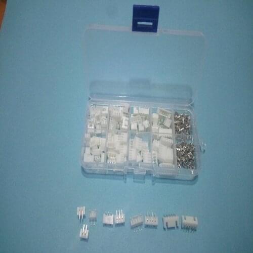 60 sets XH2.54 Right angle 2p 3p 4P 5pin 2.54mm Pitch Terminal / Housing / Pin Header Connector Wire Connectors Adaptor XH Kits