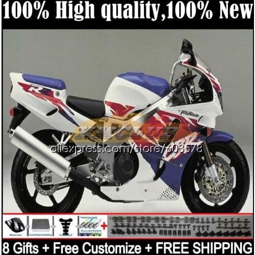 Body For HONDA CBR900RR CBR 893RR 1989 1990 1991 1992 1993 30CL.28 CBR900 CBR893 RR CBR893RR 89 90 91 92 93 Fairing blue flames