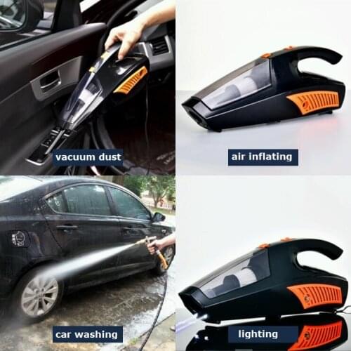 Multi function wireless vehicle vacuum cleaner 4 in 1 home dual purpose car washing vacuum cleaner