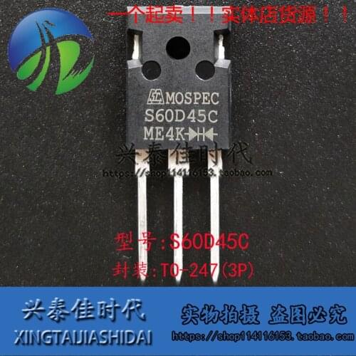 New 5pcs S60D45C 60A/45V TO-247