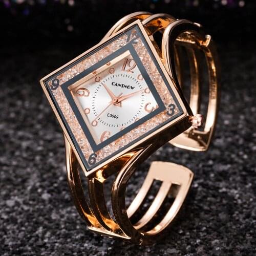 NEW Fashion Luxury Brand Ladies Watch Women Rose Gold Stainless Steel Bangle Watches For Women Clock Montre Femme Zegarek 2020