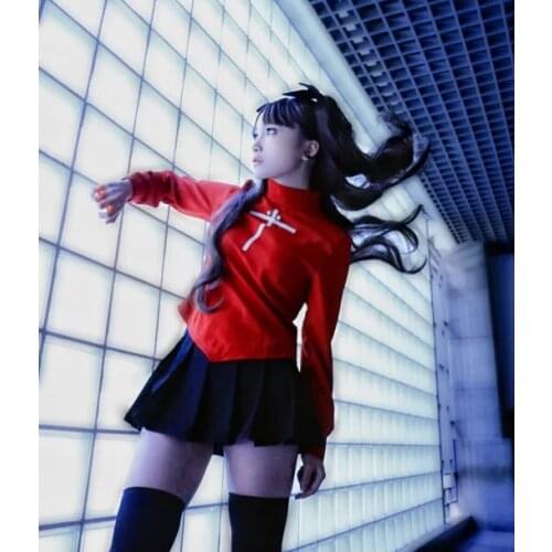 New spedizione gratuita fate / stay night a zero rin tohsaka costume cosplay customized any size