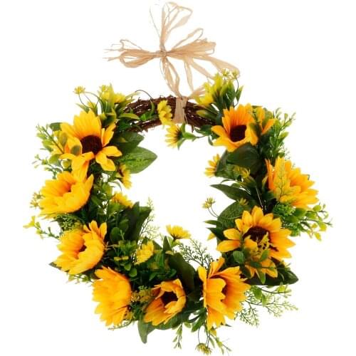 Handmade 12 Inch Wreath Autumn Wreath for Front Door Decoration