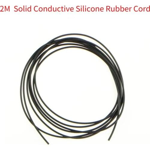 2M Solid Conductive Silicone Rubber Cord TENS / ESTIM / E-STIM Machine 2mm OD