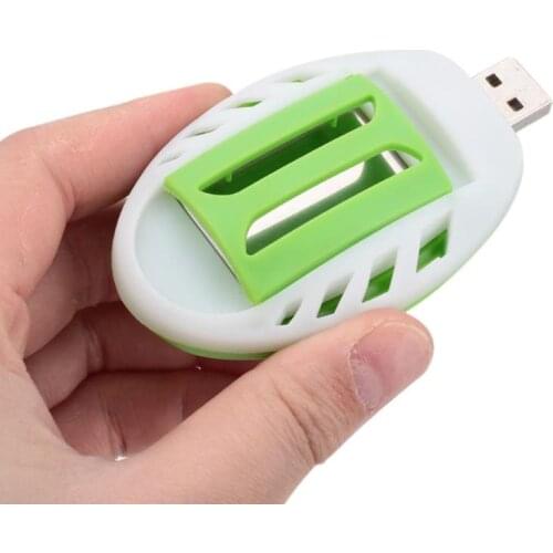 Q0KF USB Killer Electric Repeller Portable Safety Summer Sleep Repellent Incense Heater For Insect Pest Con