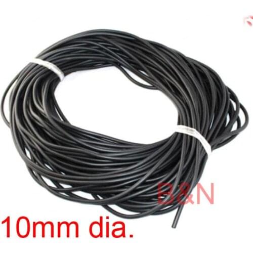 10mm diameter FPM FKM RUBBER STRIP Fluoro Rubber round bar, o type Viton Seal strip anti corrosion Fluorous Viton rubber rod