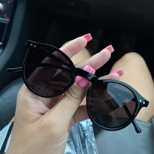 Vintage Rice Nail Round Women Men Sunglasses Luxury Brand Designer Leopard Sun Glasses Ocean Lens Shopping Goggles UV400