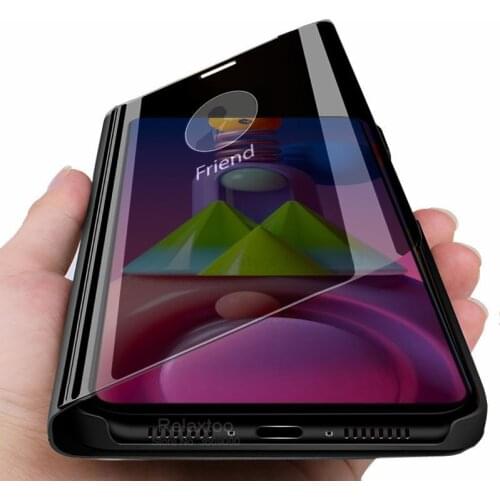 M51 smart mirror flip phone cover case for samsung galaxy M51 51M M 51 SAMSUNGM51 6.7'' magnetic stand coque funda SM-M515F