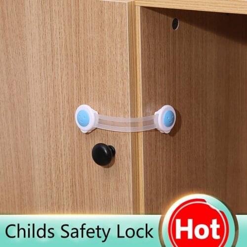 10pcs Children Cabinet Lock Safety Locks Baby Protection Childs Safety Lock Childproof Product Safety Refrigerator Drawer Lock