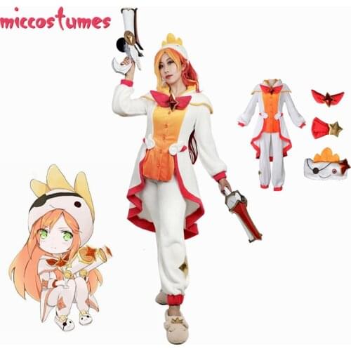 Pajama Guardian Miss Fortune Women Pajama Long Sleeves Halloween Outfit Fullset Jumpsuit