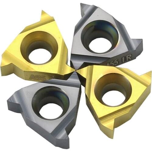 10pc 11IR A60 A55 Carbide Threaded Insert Steel Parts Thread Turning Tool Blade for SNR Bar CNC Lathe