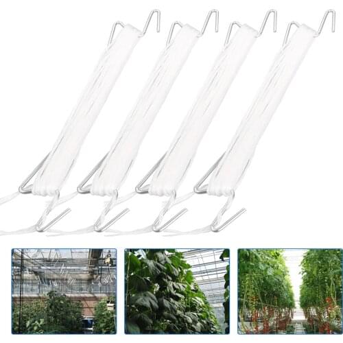 4Pcs Greenhouse Fruit Garden Plant Climbing Hook Tomato Support Clips Vegetable Support Prevent Tomato From Pinching/Falling Off