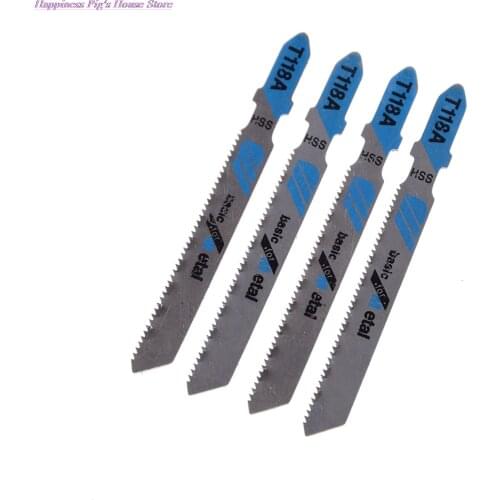 High Quality 5Pcs Power Tools Jig Saw Blades Wood Metal Fast Cutting Reciprocating Saw Blade For Wood PVC Fibreboard