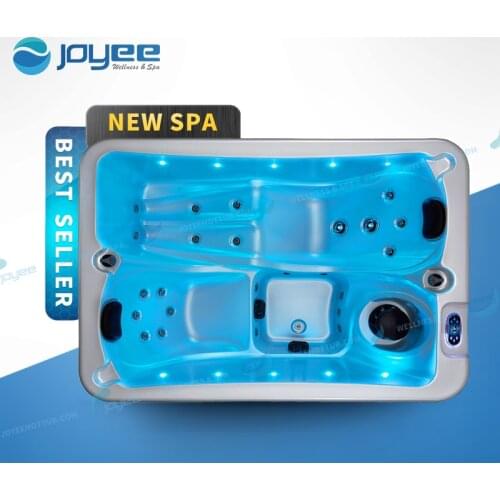 JOYEE Small US Acrylic Surfing Spa 2 places Jet Whirlpool Massage Bathtub Indoor Outdoor Hottub/ Hot Spa Jacuzzi Hot Tub