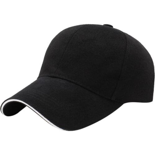 2021Mens Cotton Classic Baseball Cap Adjustable Buckle Closure Dad Hat Sports Casual Hats For Men