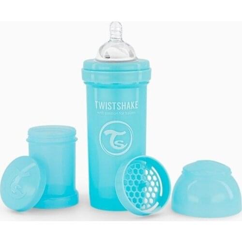 TWISTSHAKE BIBERÓN ANTICÓLICO AZUL +2 MESES 260 ML