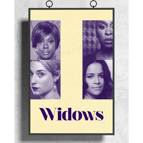 H172 Widows 2018 Movie Wall Sticker Silk Poster Art Home Decoration