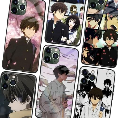 Houtarou Oreki Hyouka anime Phone Case for iPhone 11 12 Mini Pro XS Max X XR 6 7 8 SE Plus Samsung Soft TPU Glass Cover Shell