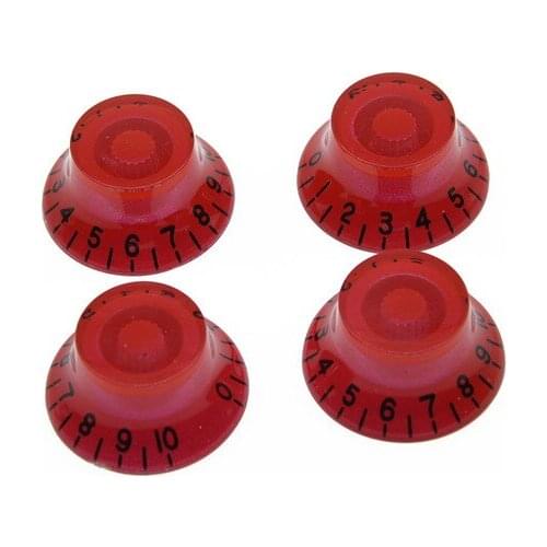 KAISH 4x Number LP Guitar Top Hat Knob Bell Knobs Fits LP