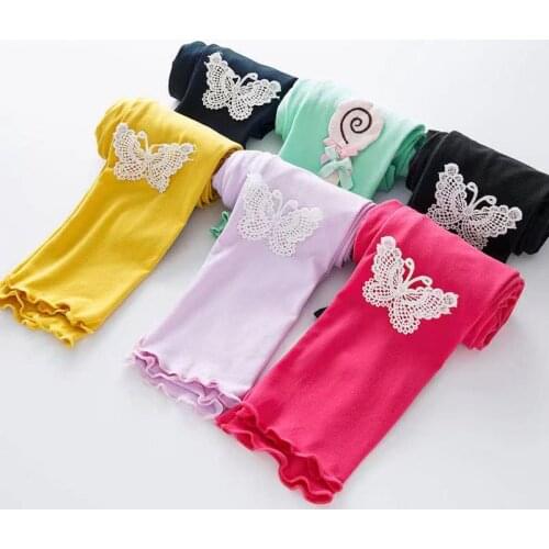 Girls Legging Cartoon Mickey Minnie Donald Duck Print Baby Girl Spring Autumn Skinny Leggings Childrens Girl Pants Kid Trousers